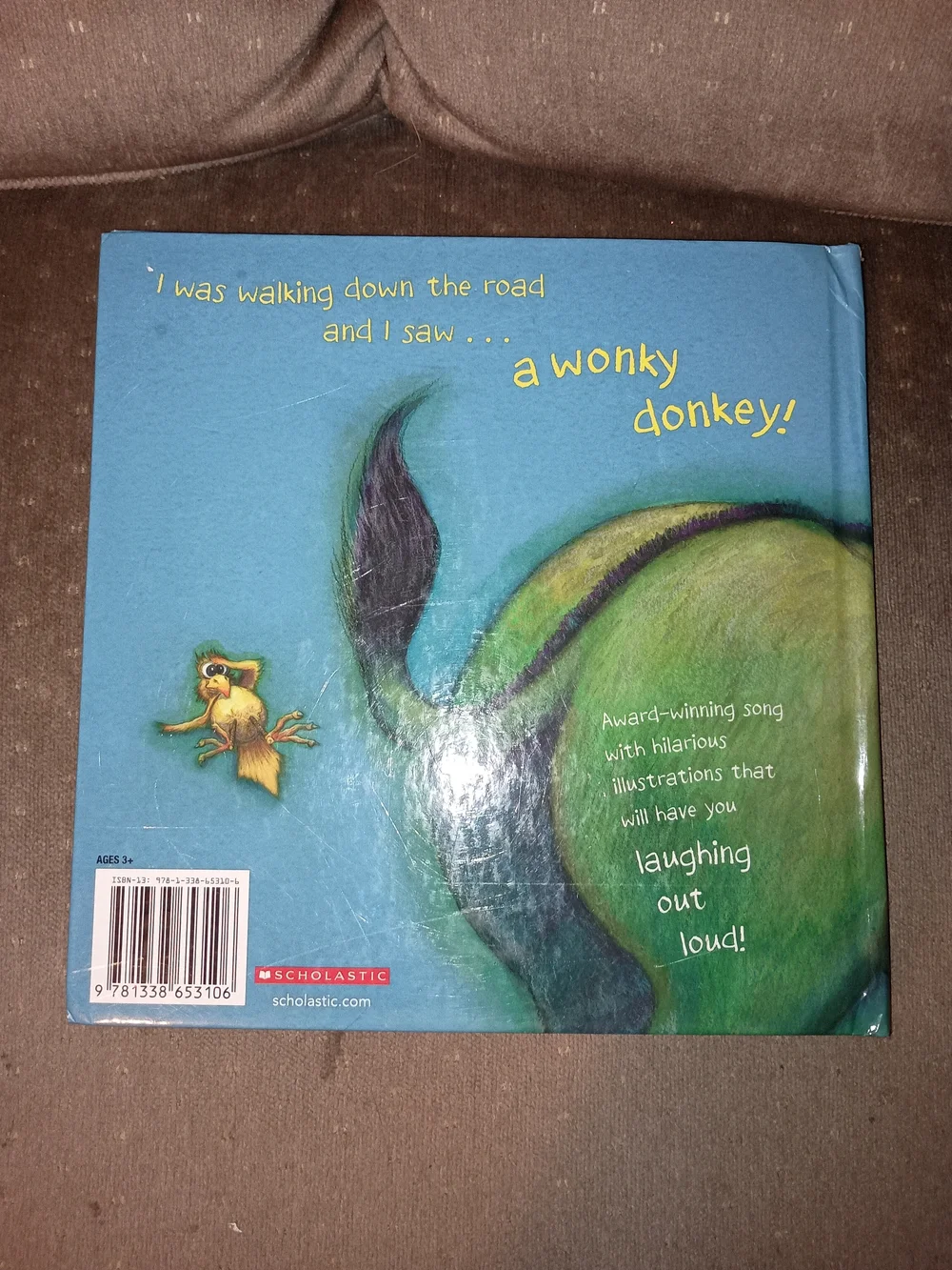 Scholastic The Wonky Donkey Picture Book - Blue & Green Cover
